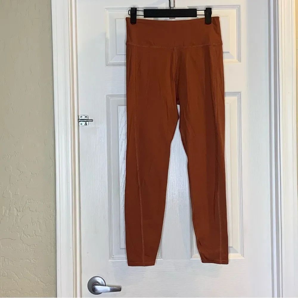 Madewell MWL Form High-Rise 25" Leggings Size Medium in Rusty Torch